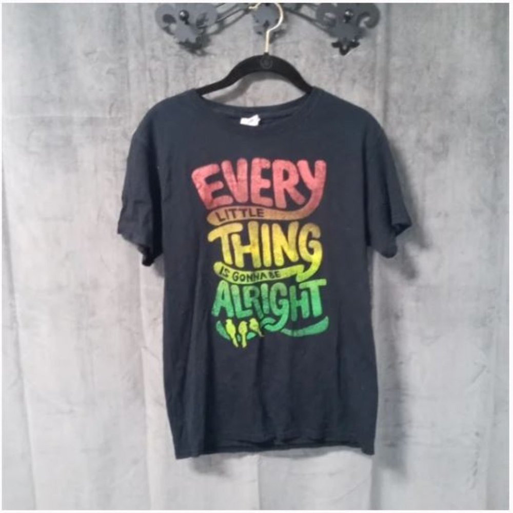 Bob Marley Every Little Thing is Gonna Be Alright T-Shirt Size Small
